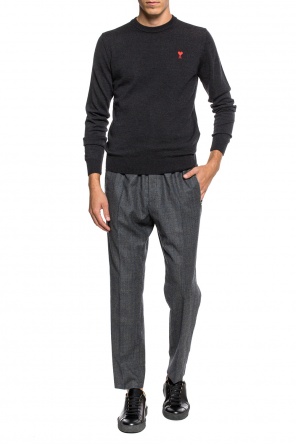 Logo-embroidered sweater, zdjęcie 2 Logo-embroidered sweater od Ami Alexandre Mattiussi